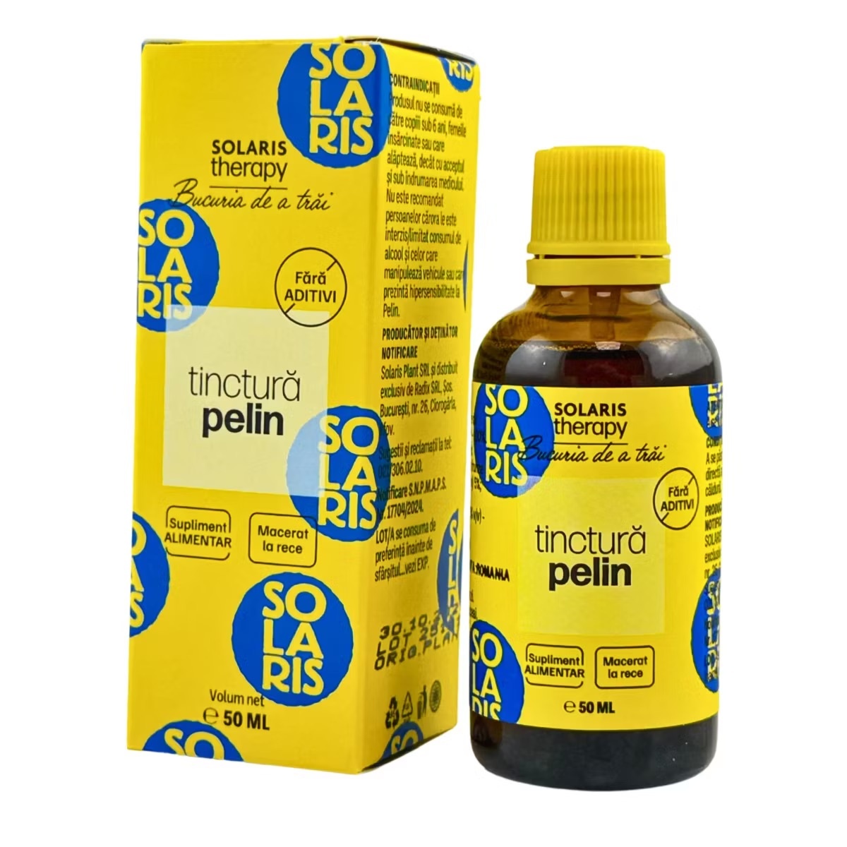 Tinctură Pelin, 50 ml, Solaris