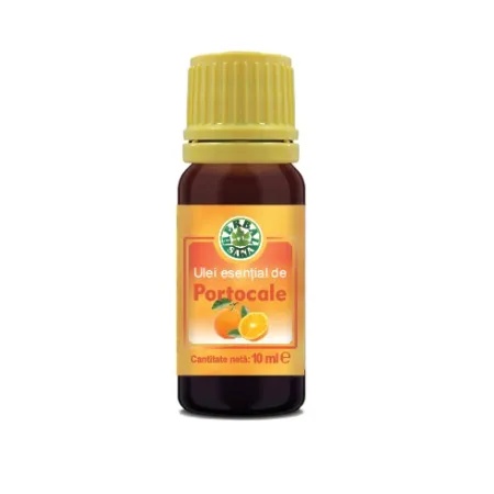 Ulei esențial de portocale 100% pur, 10 ml, Herbavit