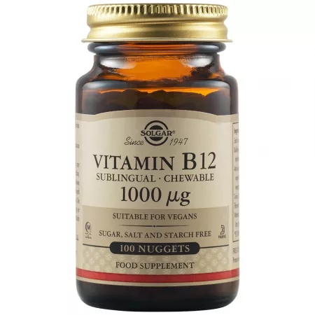 Vitamin B12 1000 mcg, 100 capsule, Solgar