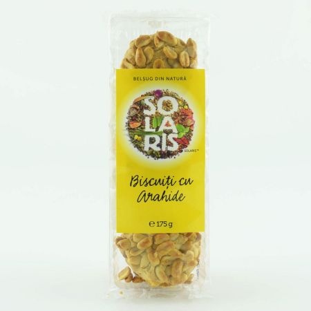 Biscuiți cu arahide, 175 g, Solaris