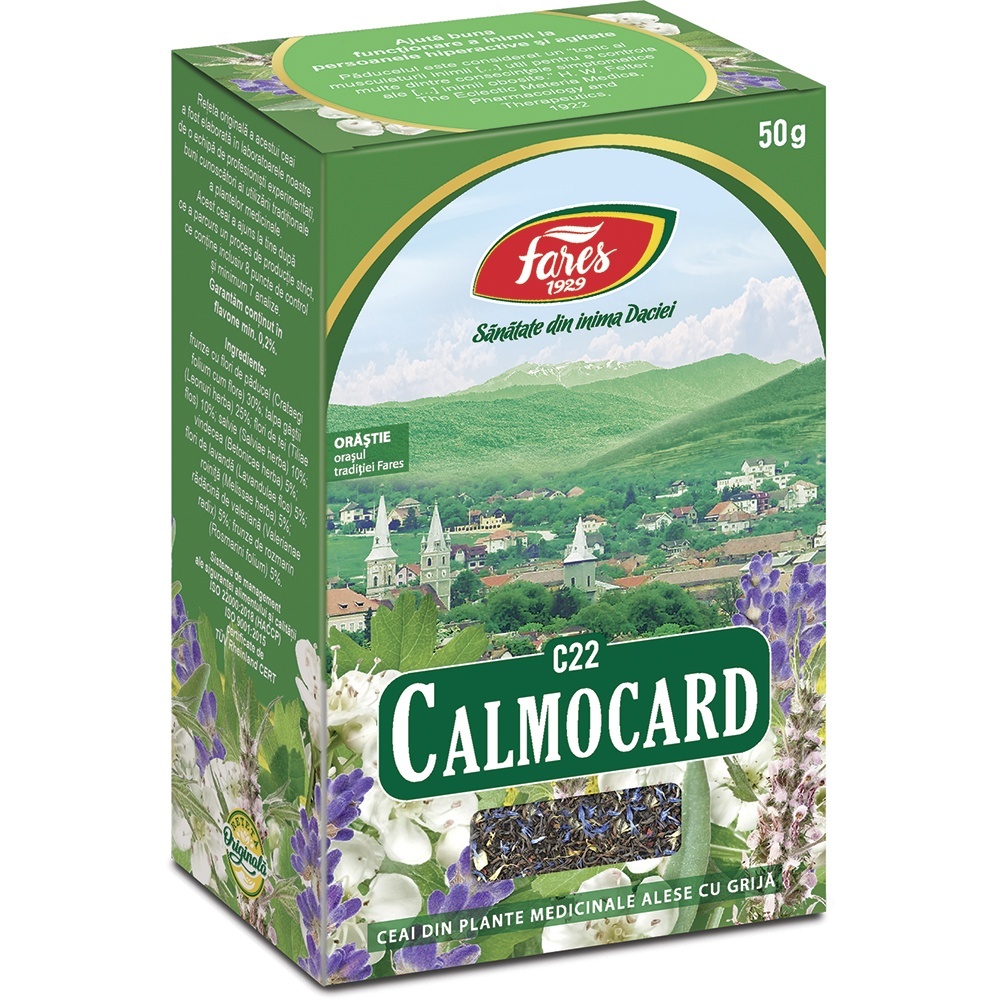 Ceai Calmocard C22, 50 g, Fares