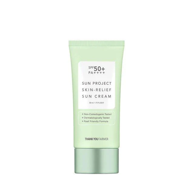 Crema de protectie solara Sun Project Skin Relief Sun Cream SPF50+ PA++++, 50ml, Thank You Farmer