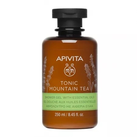 Gel dus cu ceai de munte, 250 ml, Apivita