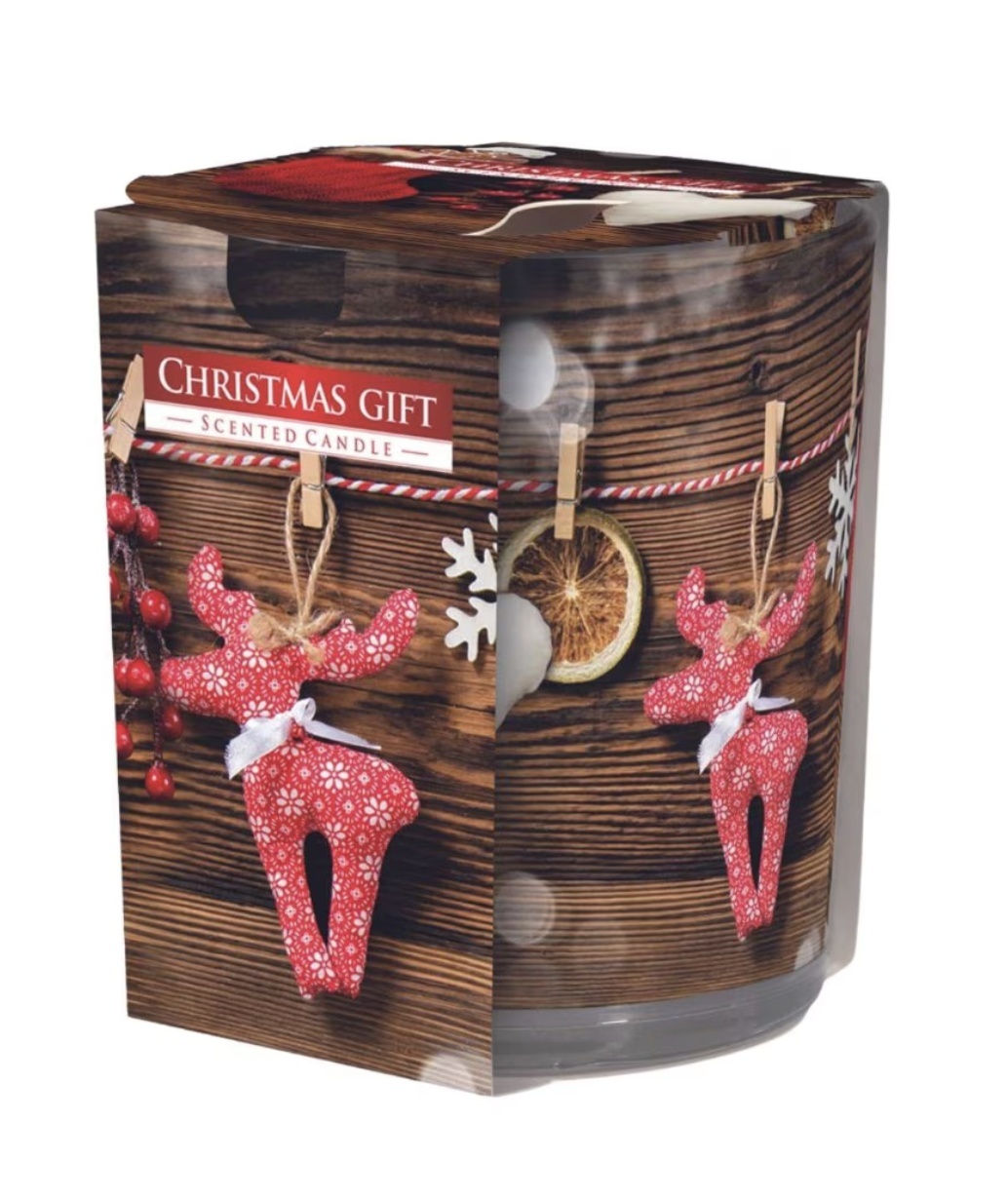 Lumanare Parfumata in Pahar Imprimat Christmas Gift