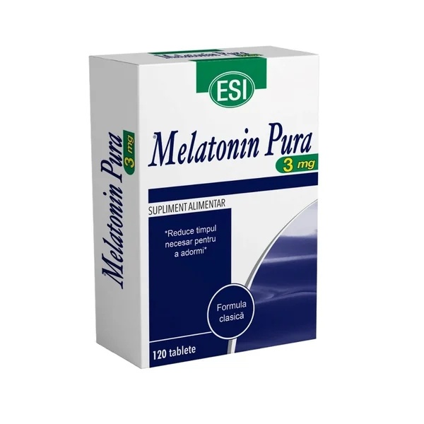 Melatonina Pura 3mg, 120 tablete, Esi