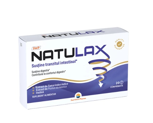 Natulax, 20 comprimate, Sun Wave Pharma