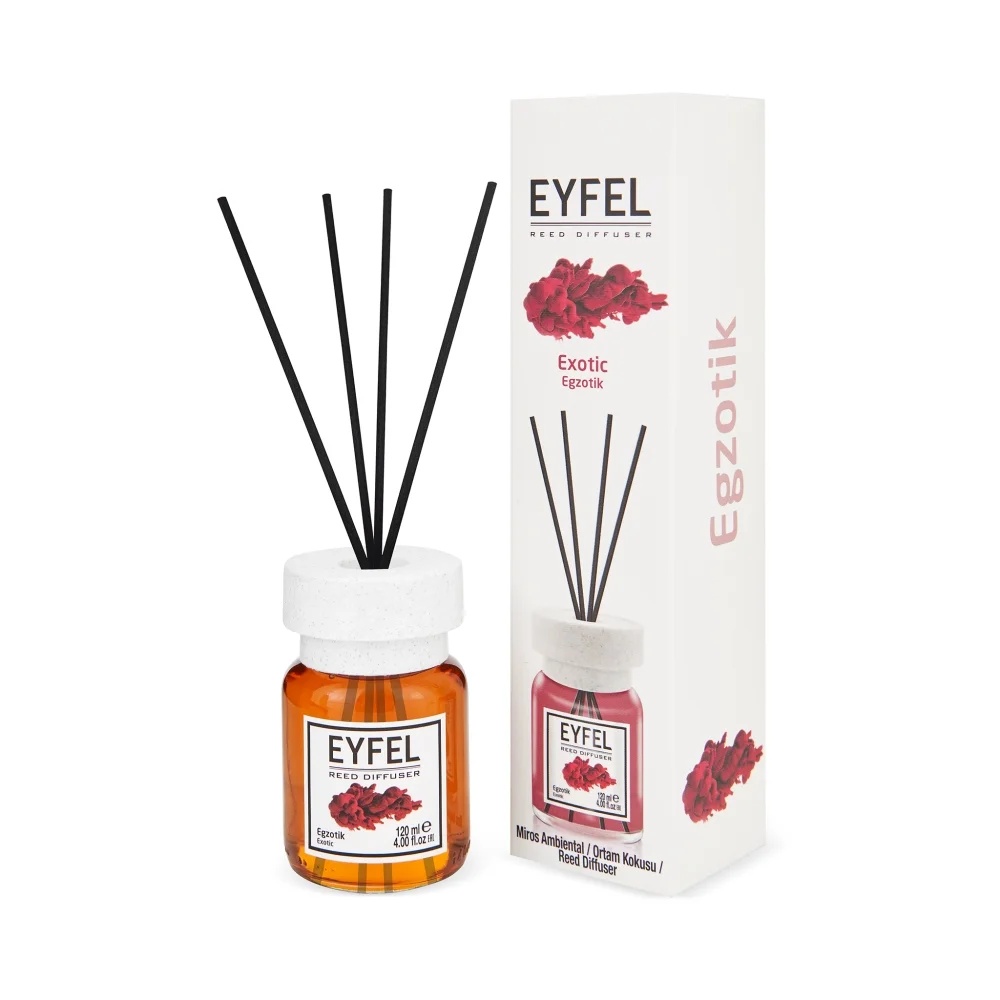 Odorizant de camera cu bete aroma Exotic, 120 ml, Eyfel