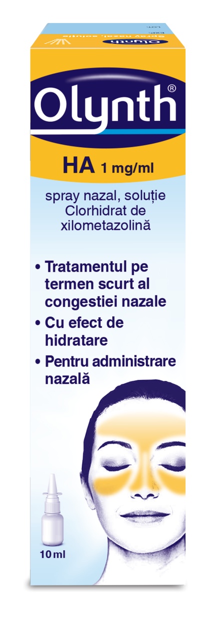Olynth HA 0.1% spray nazal, 10ml, Kenvue