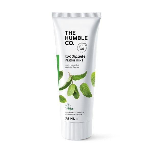Pasta de dinti naturala fresh mint, 75 ml, Humble