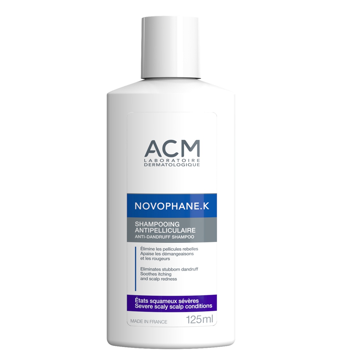Sampon antimatreata cronica Novophane K, 125ml, ACM