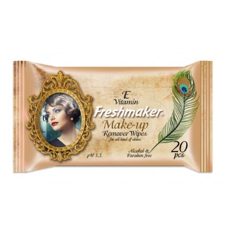 Servetele umede demachiante Freshmaker, 20 bucati, Farmec