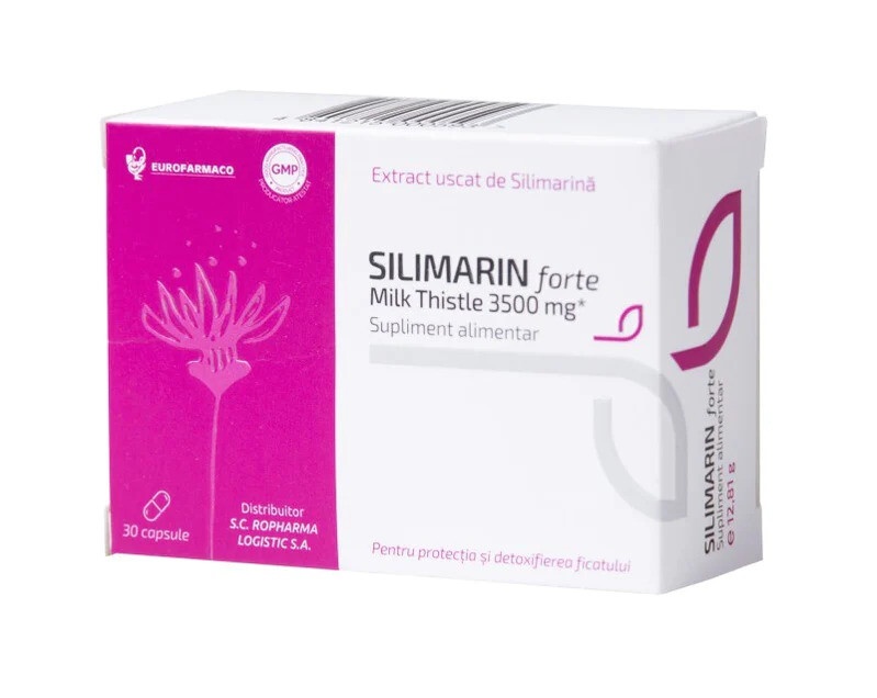 Silimarin Forte, 3500 mg, 30 capsule, Eurofarmaco