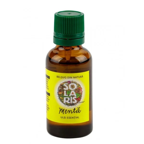 Ulei esential Menta, 30ml, Solaris