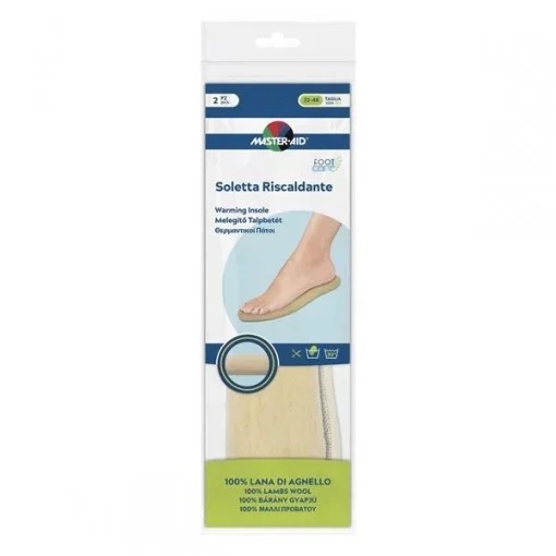 Brant cu strat de lana, 2 bucati, Foot Care