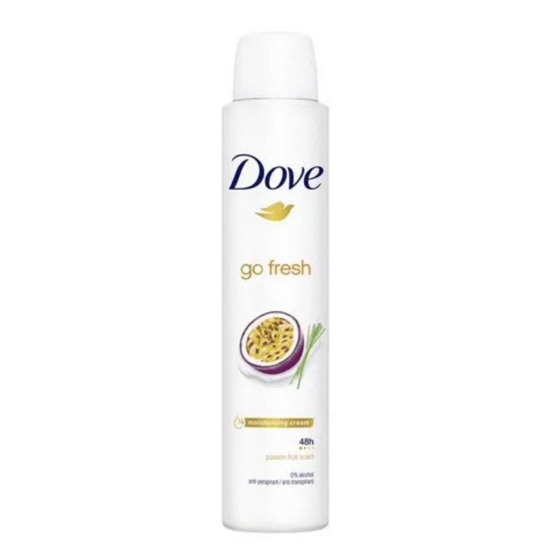 Deodorant spray Go Fresh Passion Fruit si Lemongrass, 200 ml, Dove