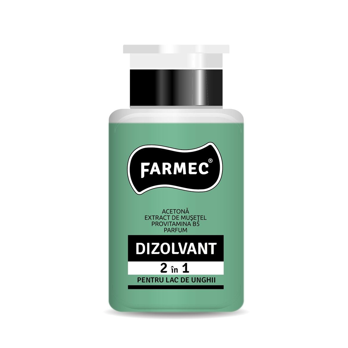 Dizolvant lac de unghii 2in1,150 ml, Farmec