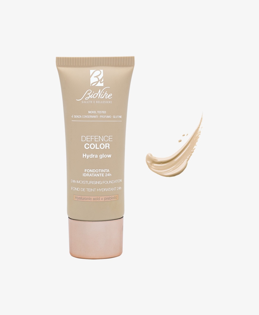 Fond de ten hidratant Hydra Glow Defence Color 101 Perle 30 ml, BioNike