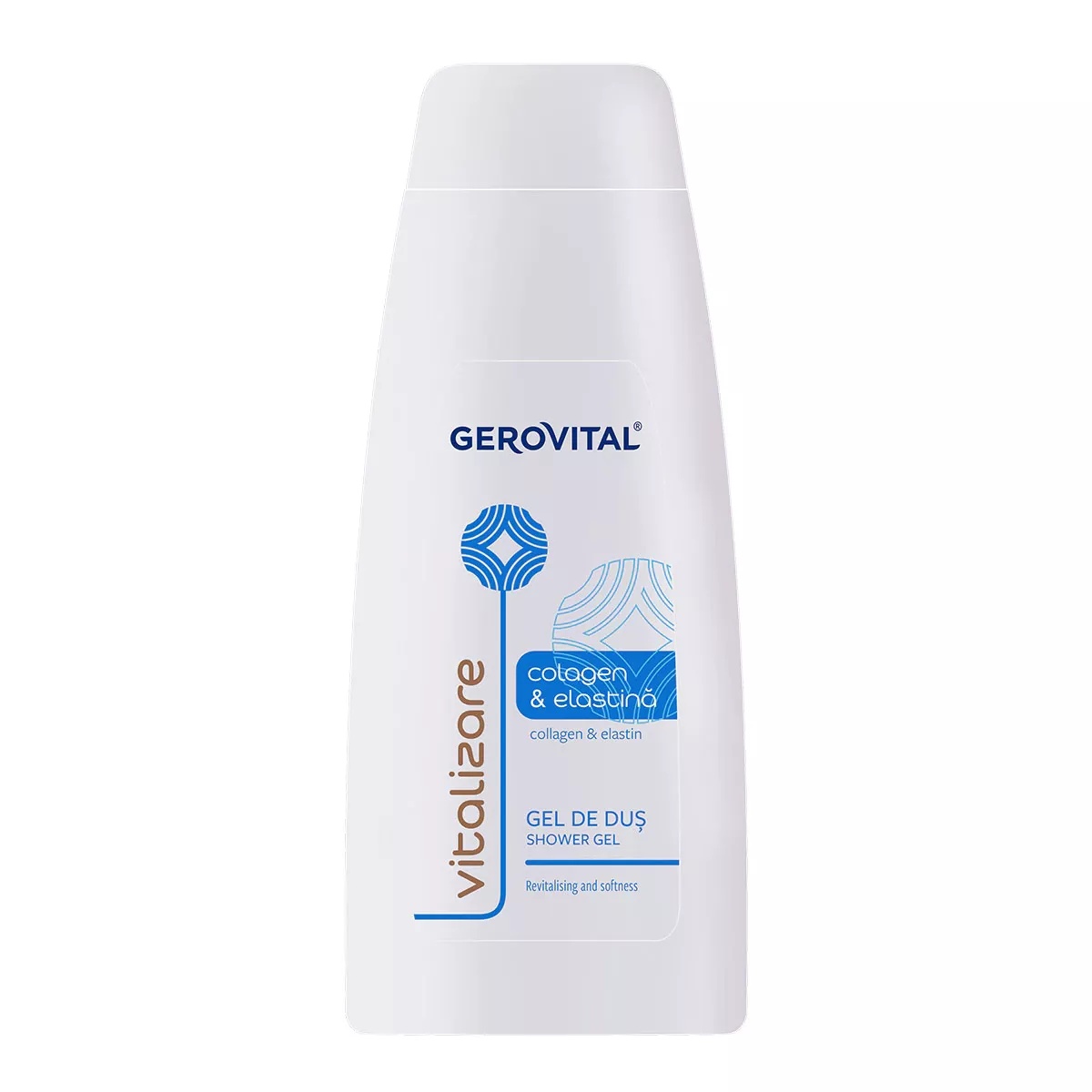 Gel de dus cu colagen & elastina, 750ml, 7080, Gerovital