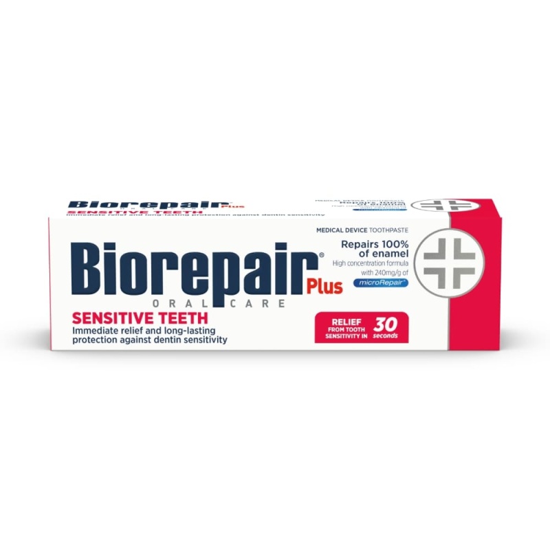 Pasta de dinti Plus pentru dinti sensibili, 75 ml, Biorepair