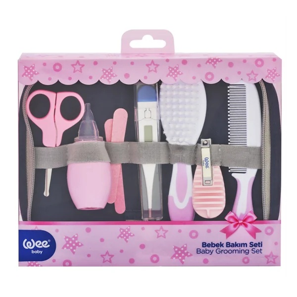 Set de ingrijire roz pentru copii, cod 191, 1 bucata, Wee Baby