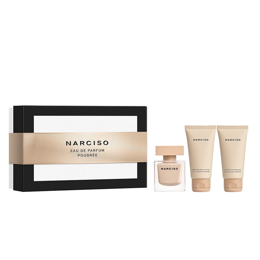 Set Narciso Poudree: Apa de parfum 50 ml + lotiune de corp 50 ml + gel de dus 50 ml, Narciso Rodriguez