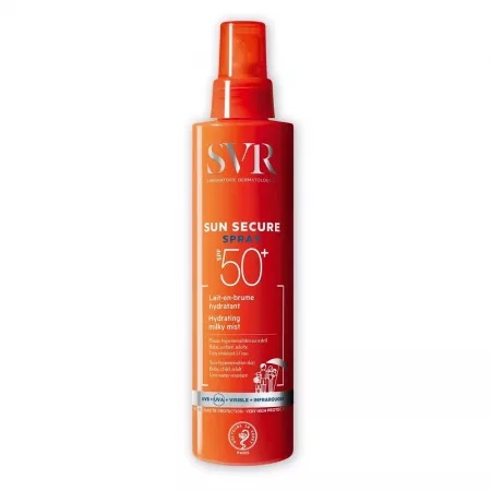 Spray hidratant SPF 50+ Sun Secure, 200ml, SVR