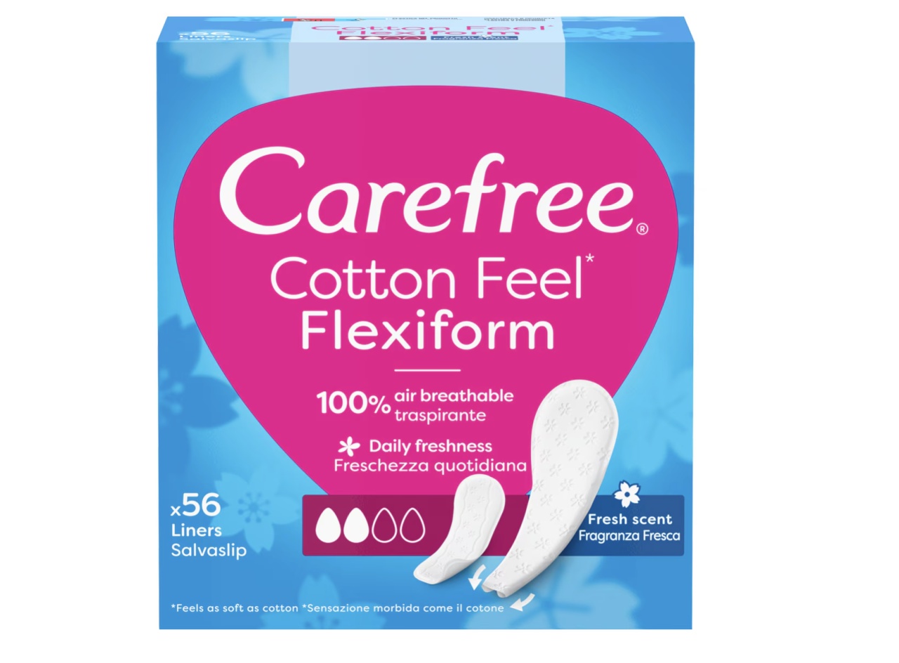 Absorbante zilnice Panty Liners Flexiform 56 bucati, Carefree