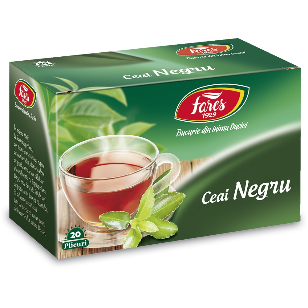 Ceai negru, 20 plicuri, Fares