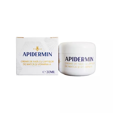 Crema de fata cu laptisor de matca si Vitamina A Apidermin, 30 ml, Complex Apicol