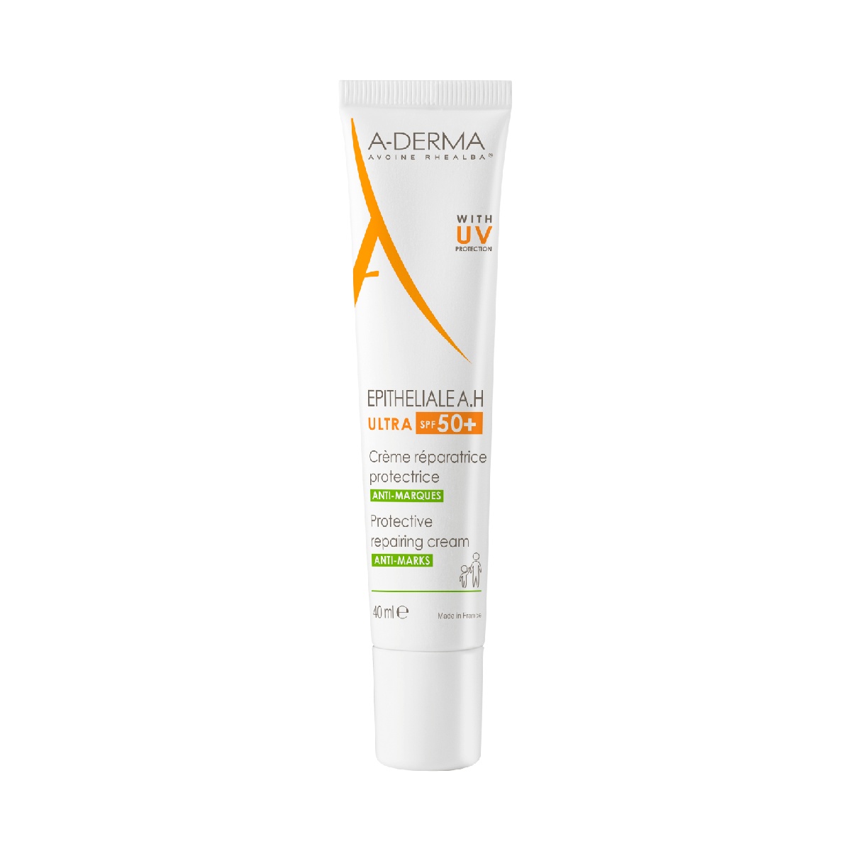 Epitheliale AH Ultra Crema reparatoare SPF50+, 40 ml, A-Derma