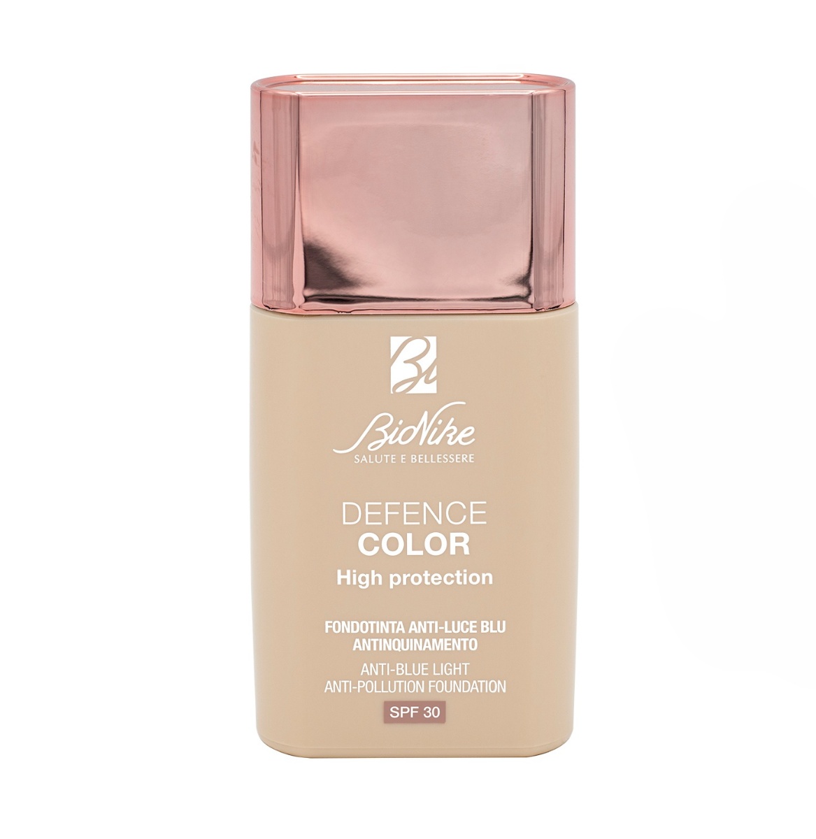 Fond de ten lichid cu protectie inalta SPF30 301 Ivoire, 30 ml, Bionike
