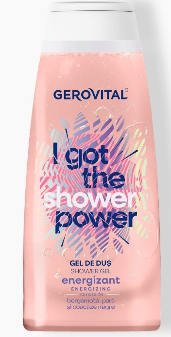 Gel de dus energizant, 400 ml, Gerovital