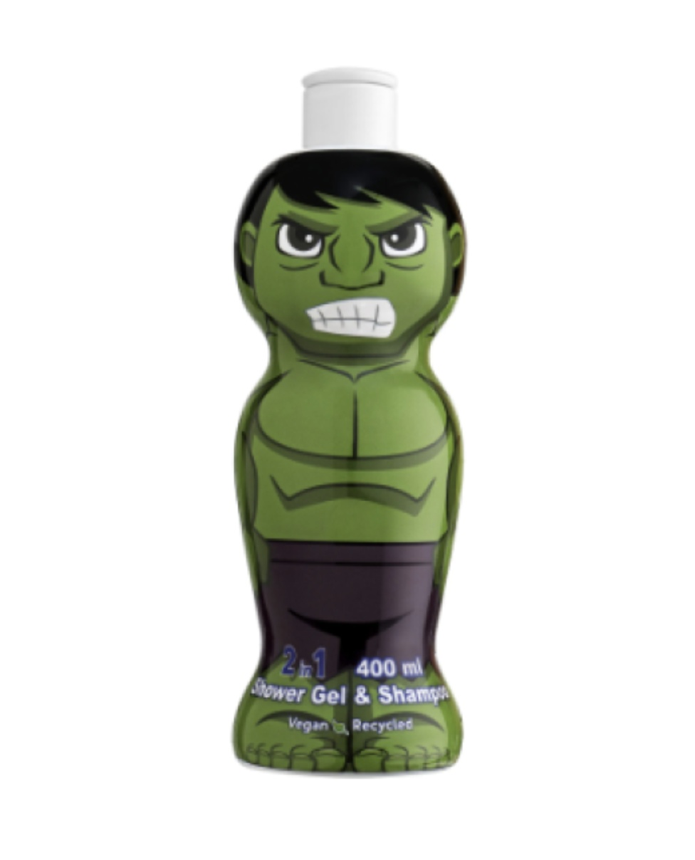 Gel de dus si sampon Hulk, 400 ml, Disney