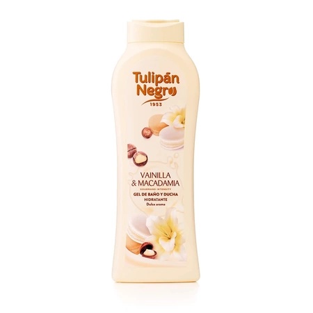 Gel de dus Vanilie si Macadamia, 650 ml, Tulipan Negro