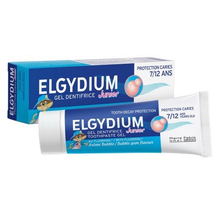 Pasta de dinti Junior bubble, 7-12 ani, 50ml, Elgydium