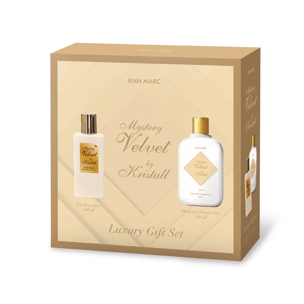 Set pentru femei Mystery Velvet apa de parfum 100 ml + gel de dus parfumat 250 ml, Jean Marc