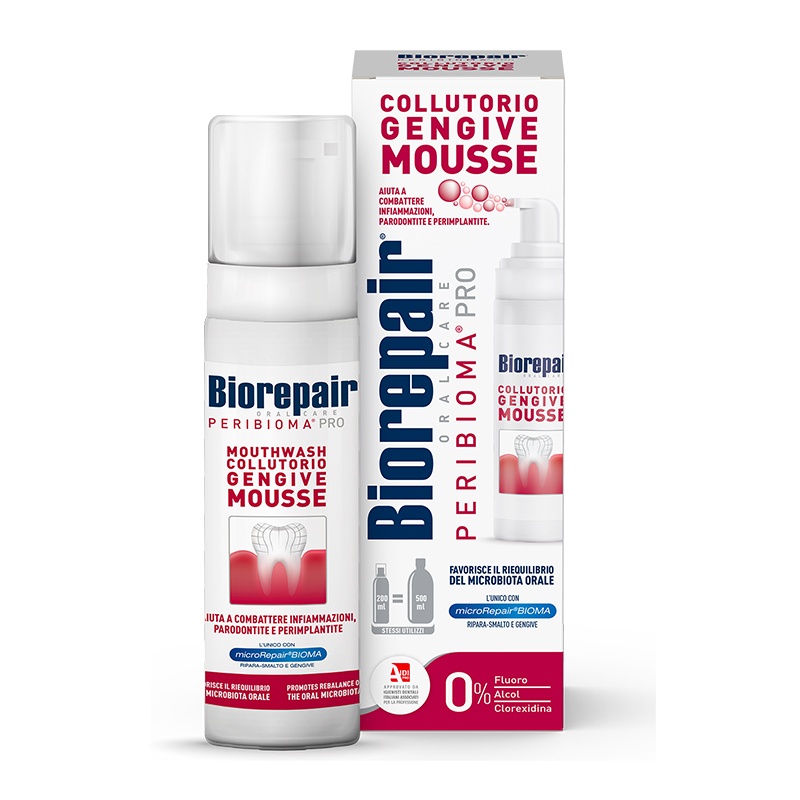 Spuma pentru igiena orala Peribioma Biorepair, 200ml, Coswell
