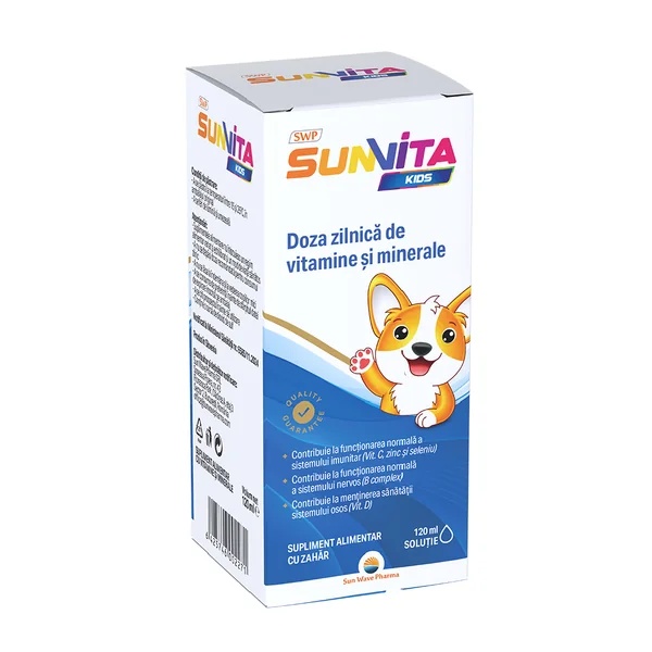 Sunvita Kids soluție, 120 ml, Sun Wave Pharma