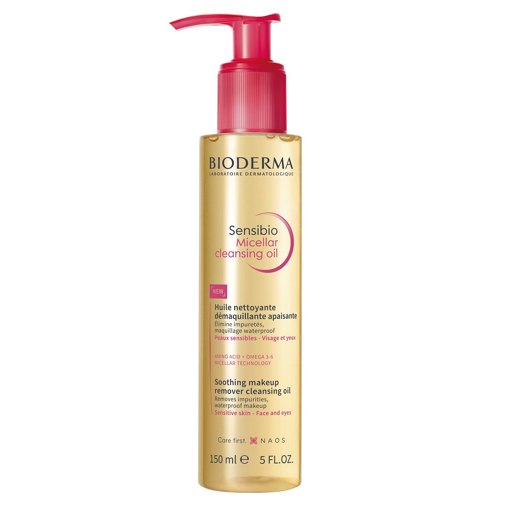 Ulei micelar de curatare Sensibio, 150ml, Bioderma