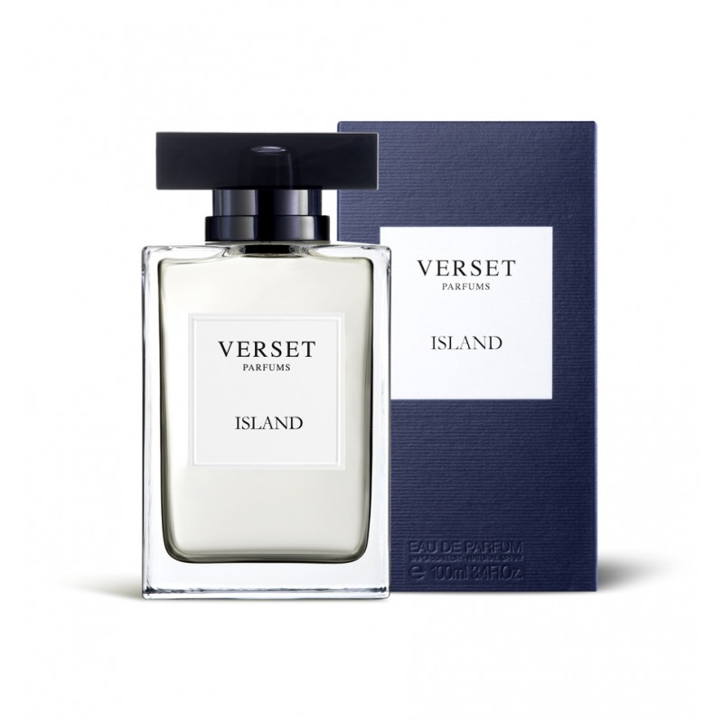 Apa de parfum barbati Island, 100 ml, Verset
