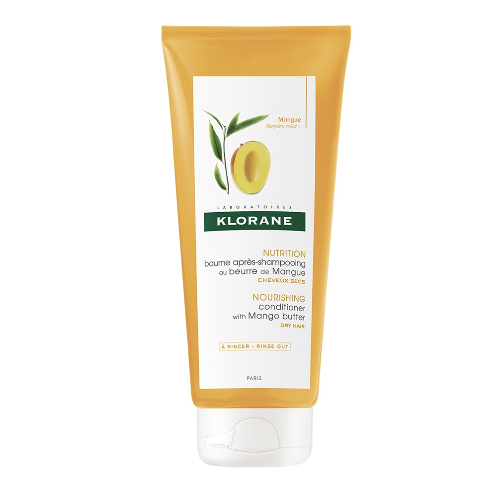 Balsam hranitor cu unt de mango pentru par uscat, 200ml, Klorane