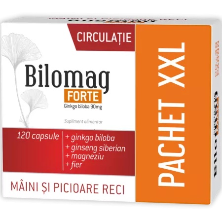 Bilomag forte Circulatie, 120 capsule, Zdrovit