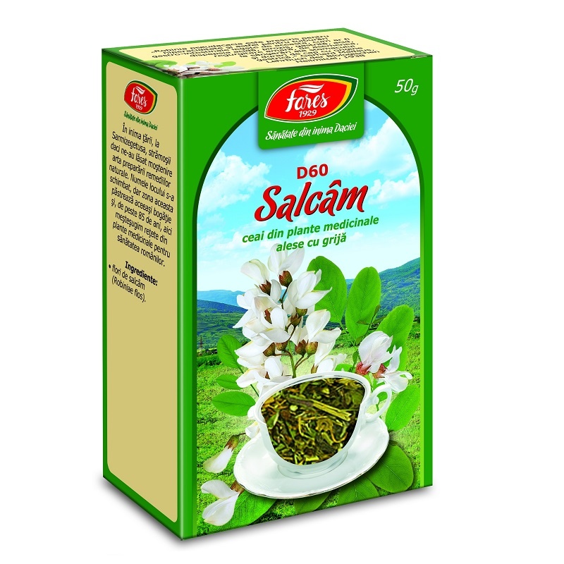 Ceai salcam flori, 50g, Fares