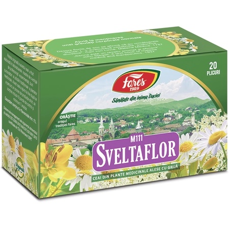 Ceai Sveltaflor, 20 plicuri, Fares