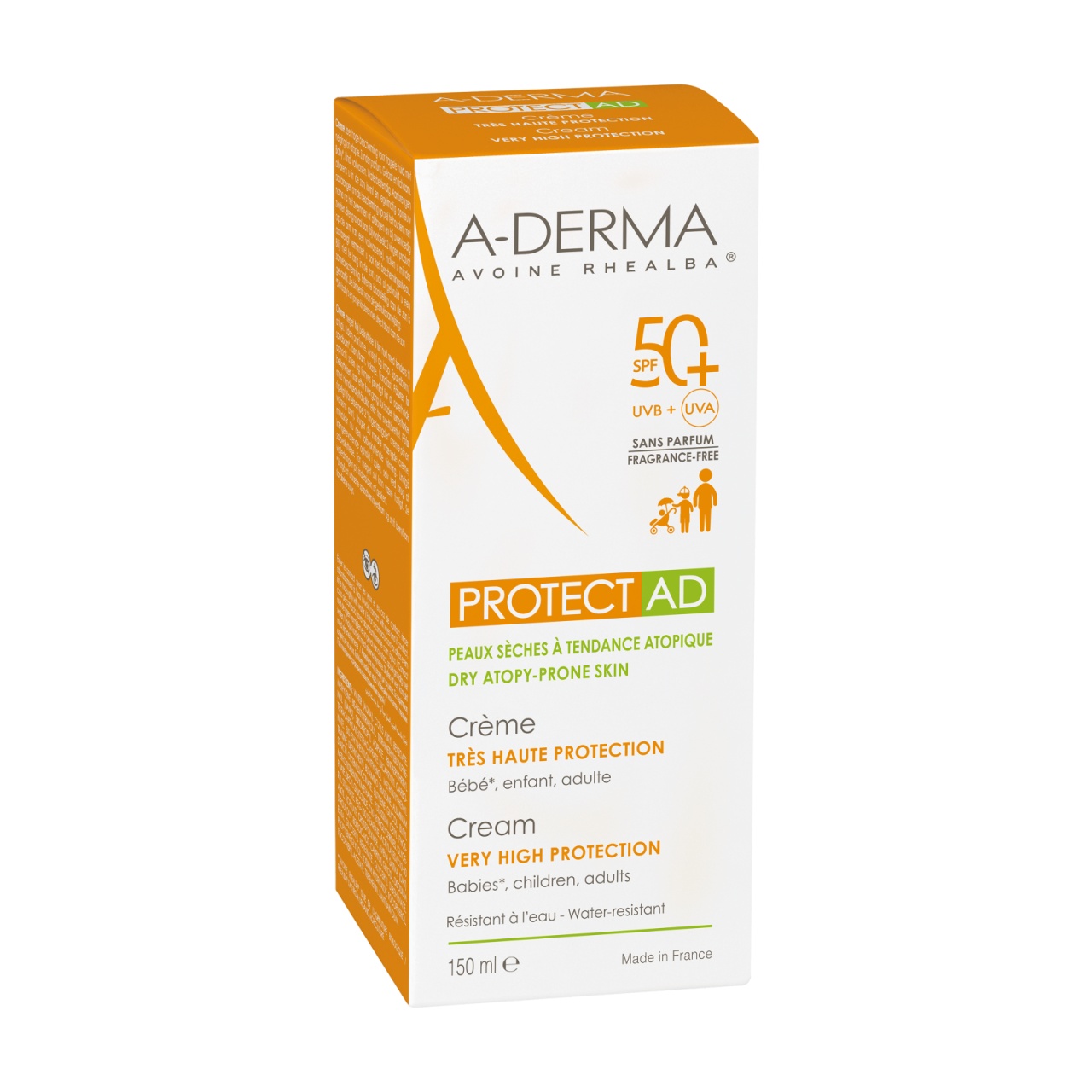 Crema Atopie SPF 50+ Protect, 150 ml, A-Derma
