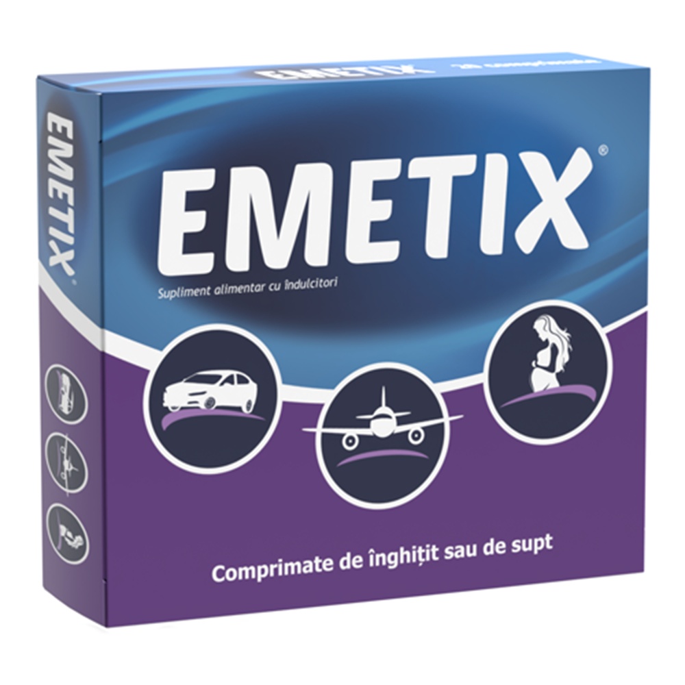 Emetix, 40 comprimate, Fiterman Pharma