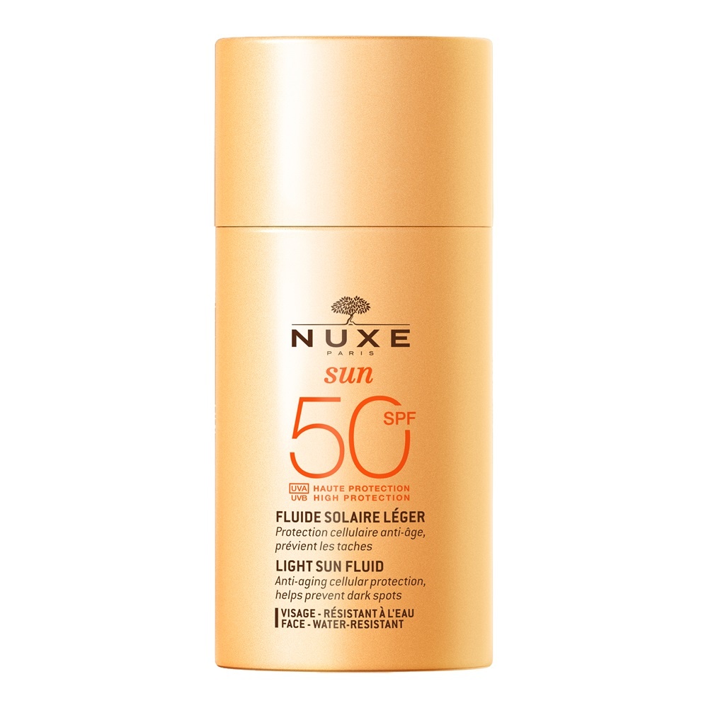 Fluid cu protectie solara SPF50 pentru toate tipurile de ten Sun, 50 ml, Nuxe