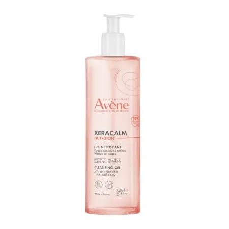 Gel de curatare delicat pentru pielea sensibila Xeracalm Nutrition, 750 ml, Avene