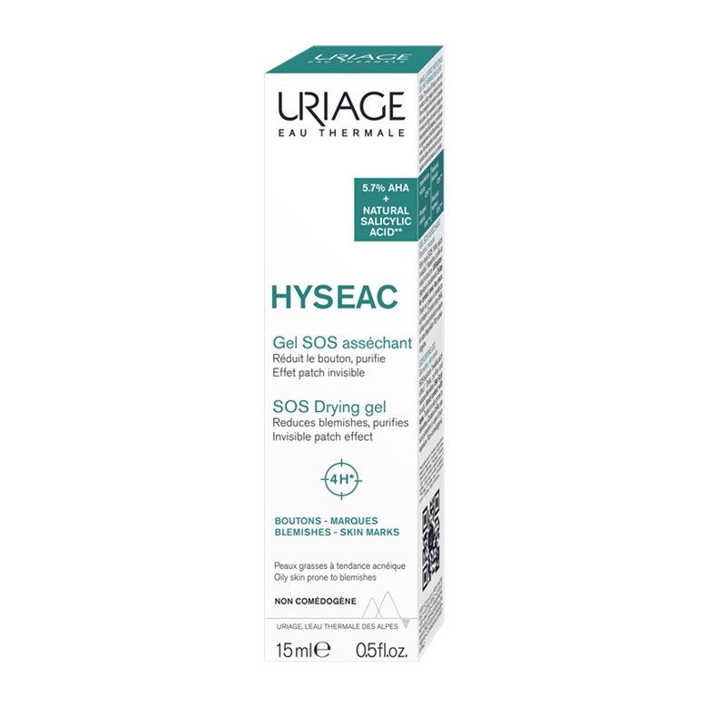 Gel Hyseac SOS anti-imperfecțiuni, 15 ml, Uriage