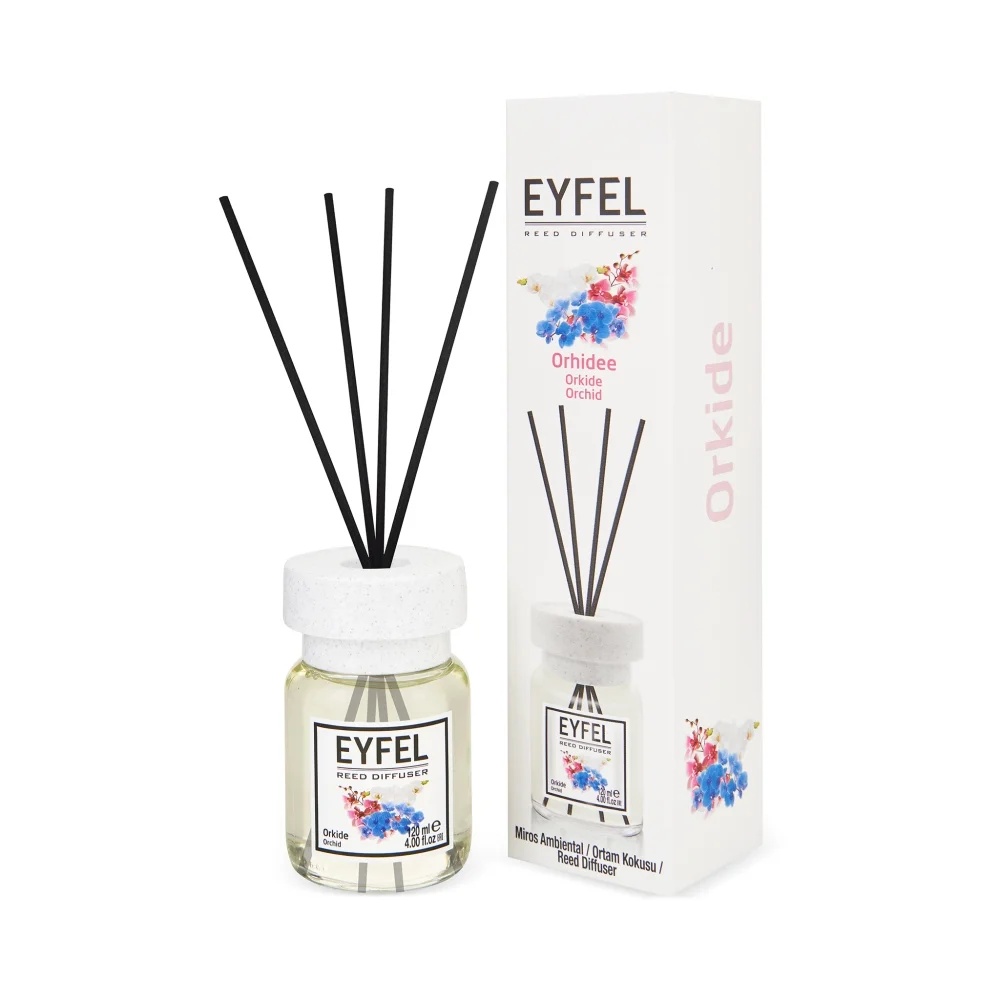 Odorizant de camera cu bete aroma de orhidee, 120 ml, Eyfel